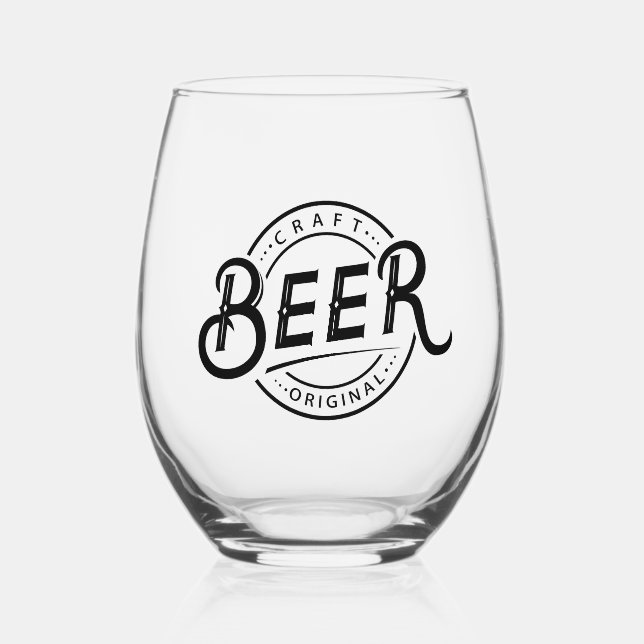 Custom Logo Wine Glass (Front)