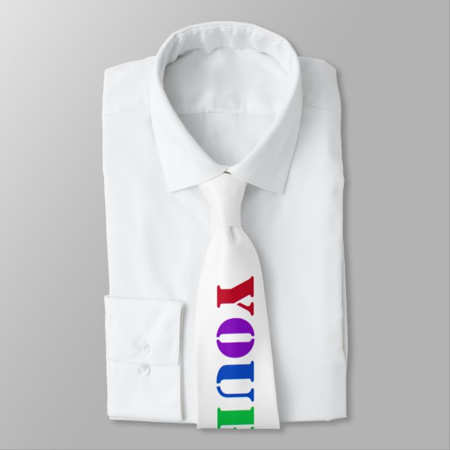 Custom Logo Your Business Promotional Neck Tie (Tied)