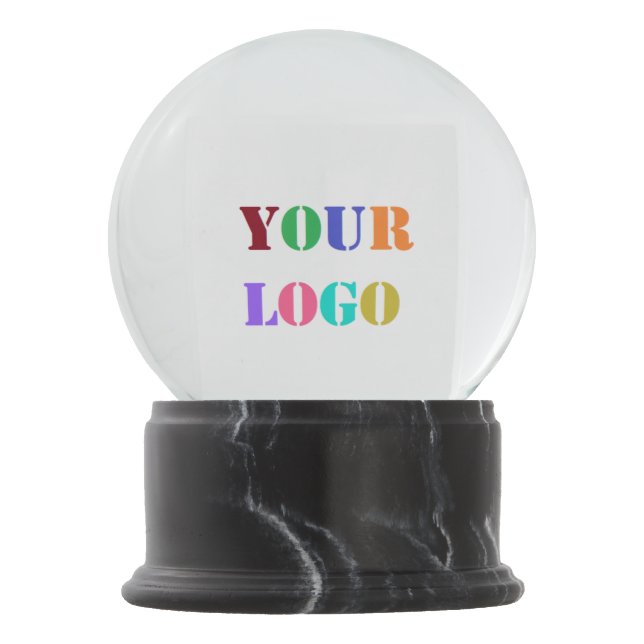 Custom Logo Your Business Promotional Personalised Snow Globe (Front)