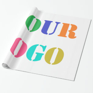 Custom Logo Your Business Promotional Personalised Wrapping Paper
