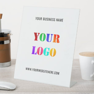 Custom Logo Your Promotional Business Personalised Pedestal Sign