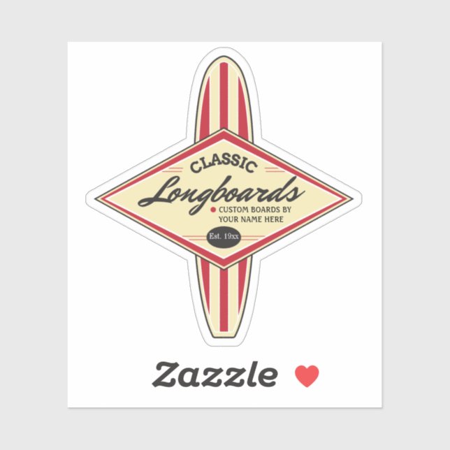 Custom Longboards Surfboards (Sheet)