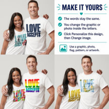 Custom Love Accepts Graphic/Photo Fill 