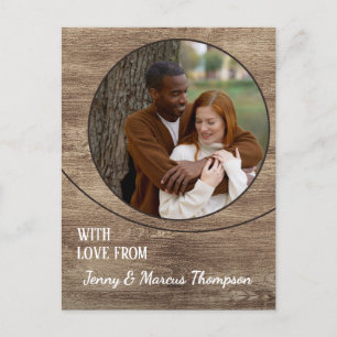 Custom Love For A Happy Thanksgiving Holiday Card