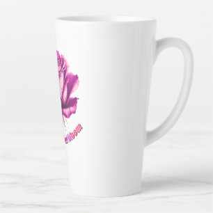 Custom Love In Full Bloom Rose Valentine Gift Latte Mug
