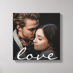 Custom Love Photo Canvas Print