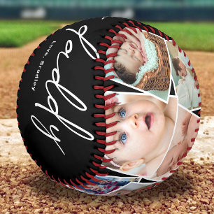 Custom Love You Daddy Photo Baseball