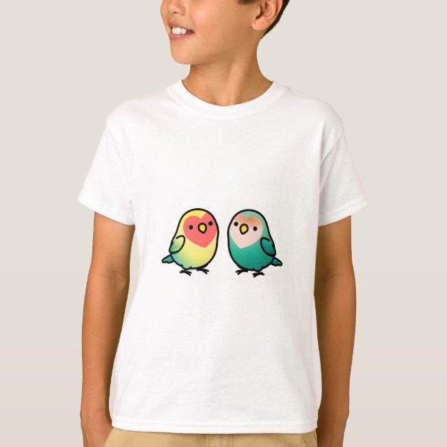 CUSTOM: Lovebird pair T-Shirt (Front)