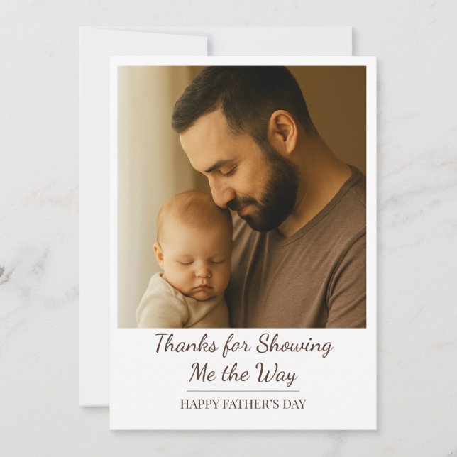 Custom Loving Father and Child – Father’s Day Gift Invitation (Front)