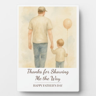 Custom Loving Father and Child – Father’s Day Gift Plaque