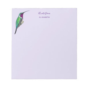 Custom Lucifer Hummingbird Notepad