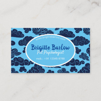 Custom lucky Auspicious Clouds Business Card