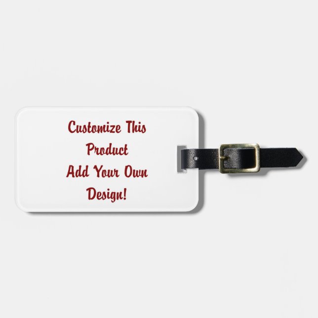 Custom - Luggage Tag (Front Horizontal)