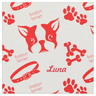 Custom Luna Terrier in Red Fabric