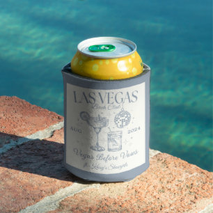 Custom Luxe Las Vegas Bachelorette Party Can Cooler