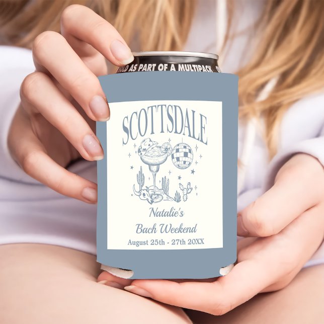 Custom Luxe Scottsdale Bachelorette Party Can Cooler (Creator Uploaded)