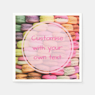 Custom Macaroons Napkin