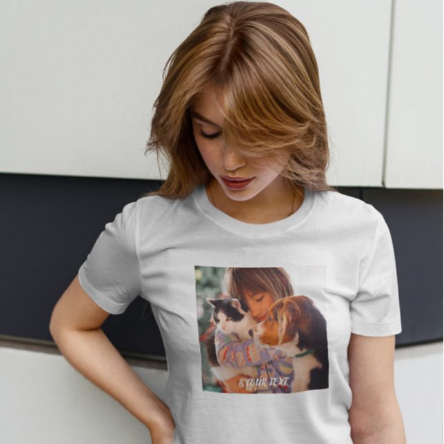Custom Made /Add Photo and Text T-Shirt (Creator Uploaded)