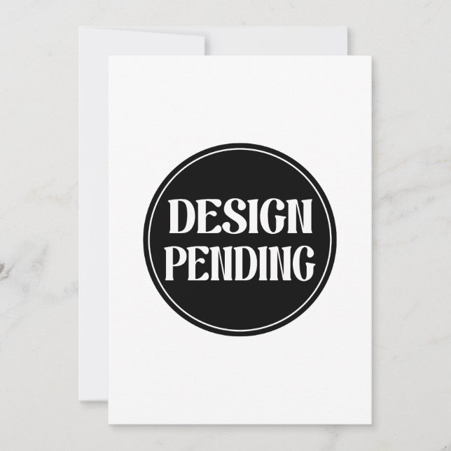 Custom-made, artistic, elegant thank you card (Front)