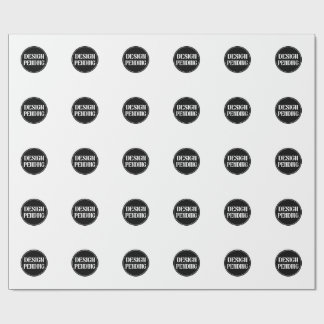 Custom-made, artistic, elegant wrapping paper