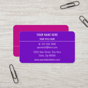 Custom Made Business Card Make Your Own Design