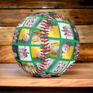 Custom Made Personalised One of a Kind 10 Photo Baseball