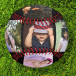 Custom Made Personalised One of a Kind 10 Photo Baseball<br><div class="desc">personalised one of a kind unique made by you custom baseball  - the ball features templates for 10 of your photographs or art - you can add your own photos to this base ball from Ricaso</div>