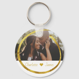Custom Made Photo And Text Personalized Key Ring