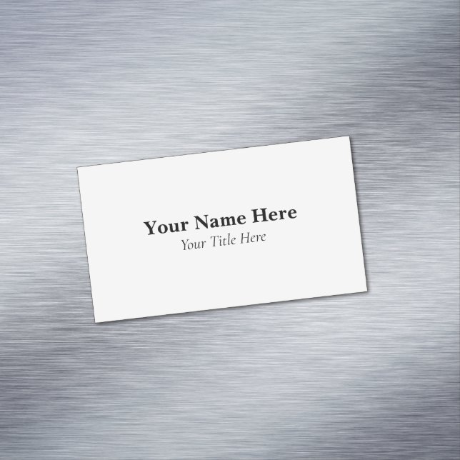 Custom Magnetic Business Card (In Situ)