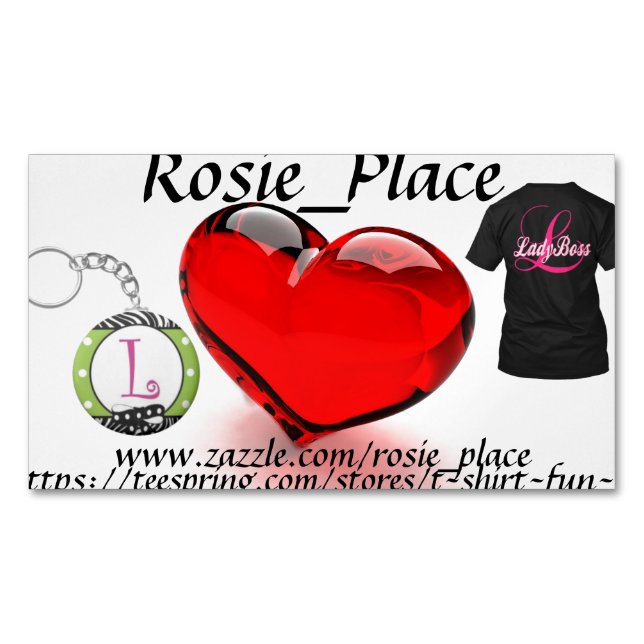 Custom Magnetic, Business Magnetic Business Card (Front)