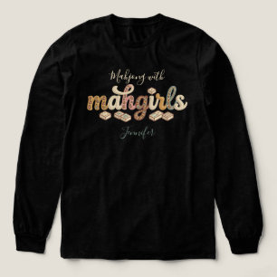 Custom Mahjong With My Mahgirls Tri-Blend Shirt