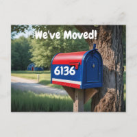 Custom Mailbox We've Moved Change of Address 