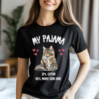 Custom Maine Coon Pajama Art