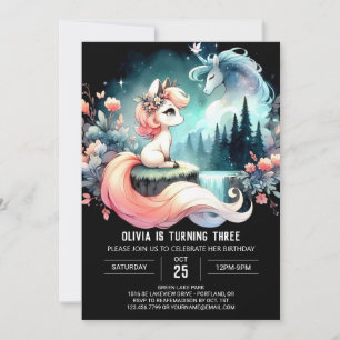 Custom Majestic Horse Birthday Invitation