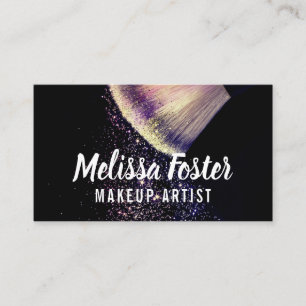 Custom Makeup Artist Business Card