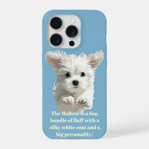 Custom Maltese Puppy Phone Case