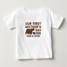 Custom Mama And Kid T-Shirt