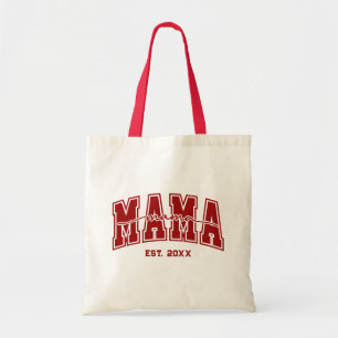 Custom Mama Est. Year Personalised Mum Established Tote Bag
