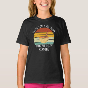 CUSTOM Mama Loves Me More She Than Loves Cooking T-Shirt