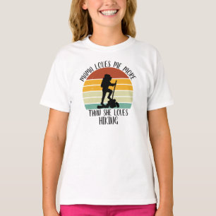 CUSTOM Mama Loves Me More Than She Loves Hiking T-Shirt