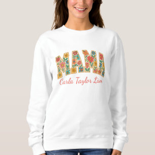 Custom Mama with Kids Names or Est Year Sweatshirt