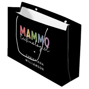 Custom Mammo Technologist Mammography Tech Large Gift Bag