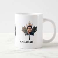 Custom maple leaf shape photo happy Canada day