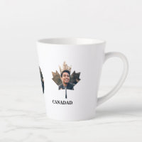 Custom maple leaf shape photo happy Canada day