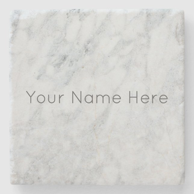Custom Marble Stone Coaster (Front)