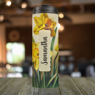 Custom March Daffodil Tumbler 16oz Gift