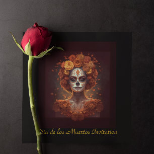Custom Marigold Catrina Día de los Muertos