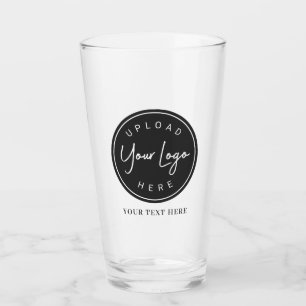 Custom Marketing Glass with Logo