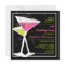 CUSTOM Martini Cocktail Birthday Party Invitation
