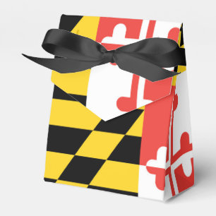 Custom Maryland Flag Favour Box